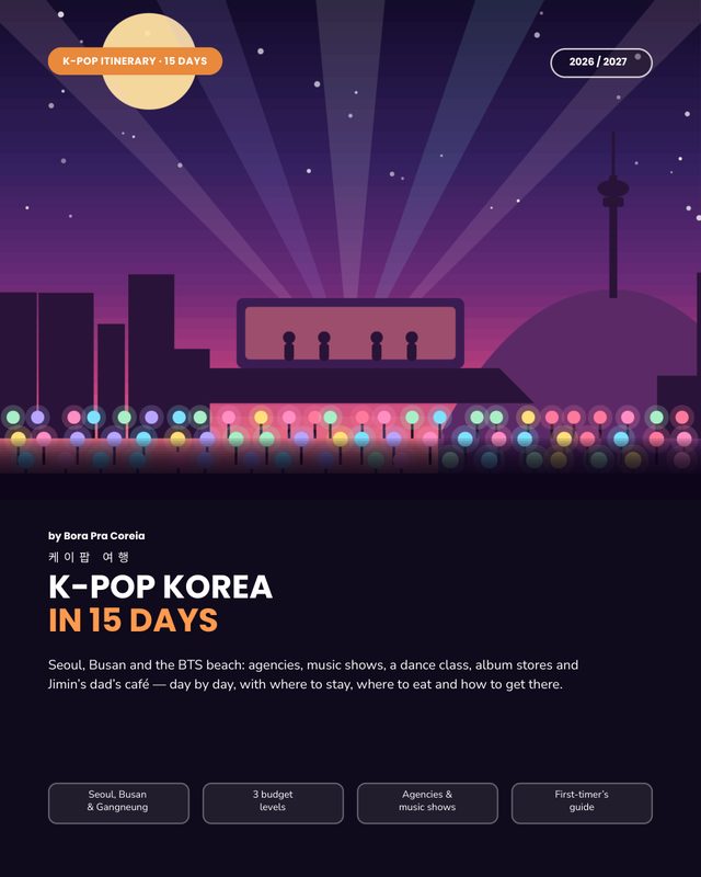 Cover of The K-pop Itinerary: Korea in 15 Days